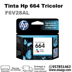 Tinta Hp 664 Tricolor F6V28AL