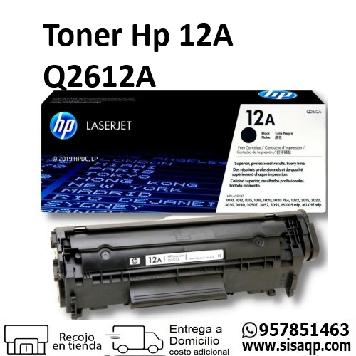 Toner Hp 12A Q2612A