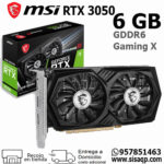 Tarjeta de Video Msi RTX 3050 GAMING X 6GB GDDR6
