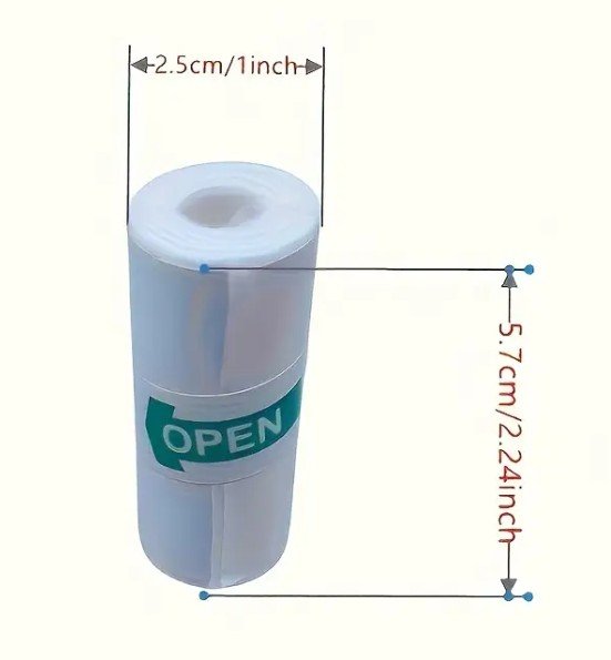 Papel termico Autoadhesivo 57mmx25mm Blanco