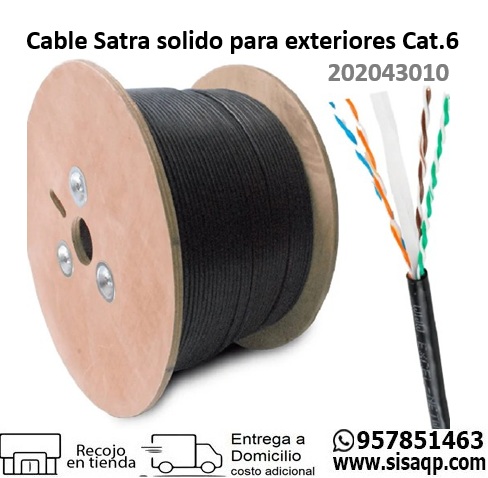 Cable Satra Exteriores 202043010 Solido