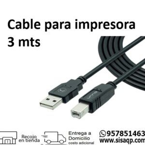 Cable para impresora 3 metros