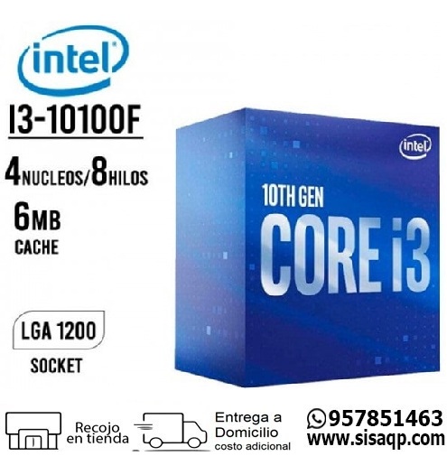 Procesador Intel Core i3-10100F