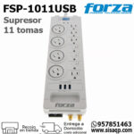 Supresor Forza FSP-1011USBW 11tomas 3usb