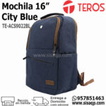 Mochila Teros TE-ACS9022BL Azul hasta 15.6"