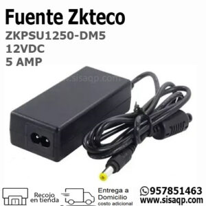 Fuente Zkteco ZKPSU1250-DM5 12VDC/5AMP
