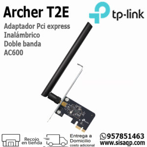 Adaptador Tplink Archer T2E PCIE WI-FI 5 AC600 Dual Band
