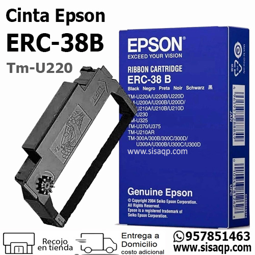 Cinta Epson ERC-38B para TM-U220