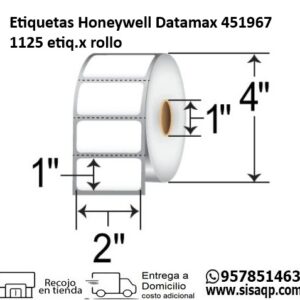 Etiquetas Honeywell Datamax 451967