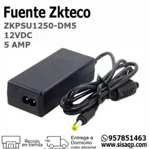 Fuente Zkteco ZKPSU1250-DM5 12VDC5AMP