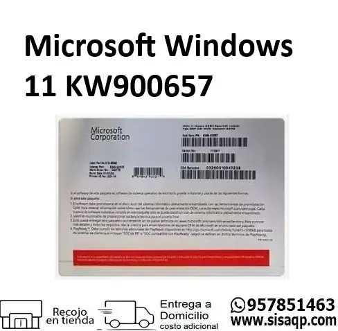 Microsoft Windows11 KW900657 Home 64bit español 1 PK DSP