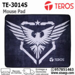 Mouse Pad Teros TE-3014 Negro con diseño 32x27x0.3 CM