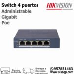 Switch Hikvision DS-3E1505P-EIM 4puertos