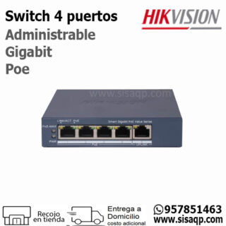 Switch Hikvision DS-3E1505P-EIM 4puertos