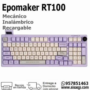 Teclado Epomaker RT100 Mecanico Inalambrico Recargable