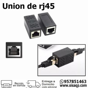Union de RJ45 Negro