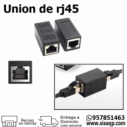 Union de RJ45 Negro
