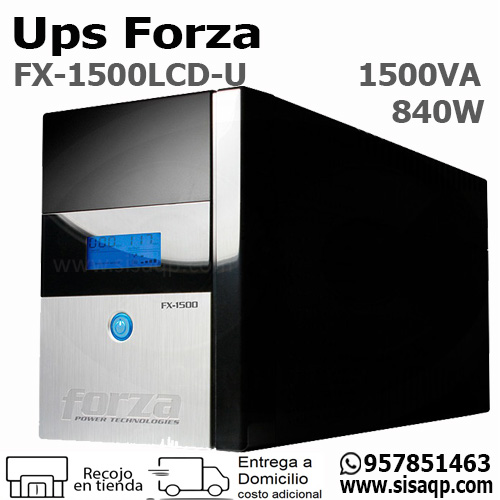 Ups Forza FX-1500-LCD 8 TOMAS 1500VA 840W 220V