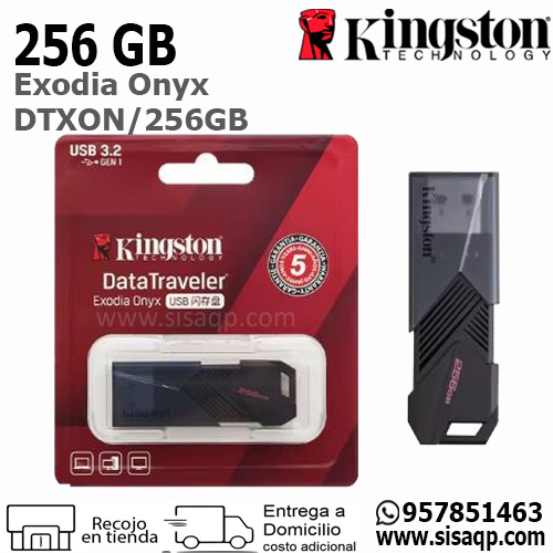 Usb Exodia Onyx 256GB Kingston Gen1