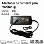 Adaptador corriente monitor Lg DS18 19V 3.42A 65W