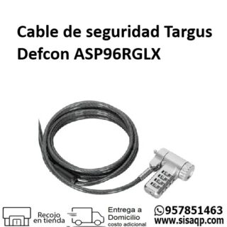 Cable de seguridad Targus Defcon ASP96RGLX