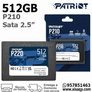 Disco Patriot P220 DISCO 512GB SATA 2.5"