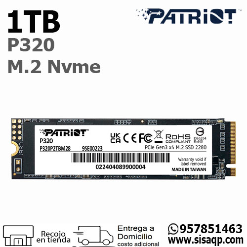 Disco Patriot P320 1TB SSD