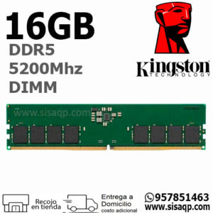 Memoria Kingston 16GB KCP552US8-16 DDR5-5200MHz DIMM