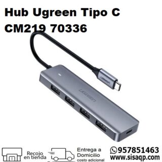 Hub Ugreen CM219 70336 Tipo C con 4 puertos