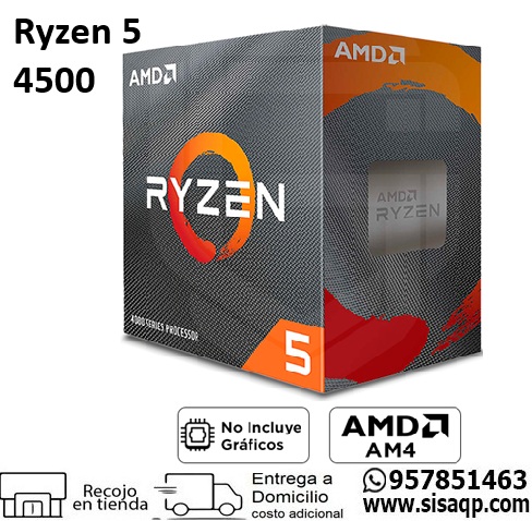 Procesador AMD Ryzen 5 4500