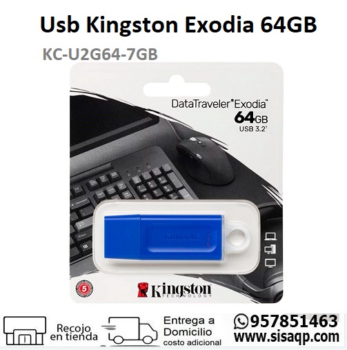 Usb Kingston Exodia 64GB KC-U2G64-7GB