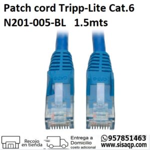 Patch Tripp-Lite N201-005-BL Cat6 1.5M Azul
