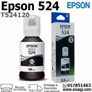Tinta Epson 524 T524120 Negra 127ml