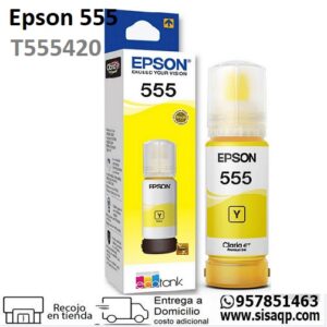 Tinta Epson 555 T555420 Amarilla