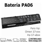 Bateria Hp PA06 10.95v 62wh