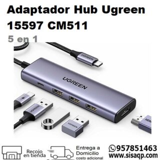 Adaptador Hub Ugreen 15597 CM511 5 a 1