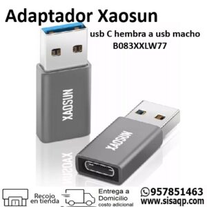 Adaptador Usb C Hembra a USB Macho, Xaosun, 2 x caja, B083XXLW77
