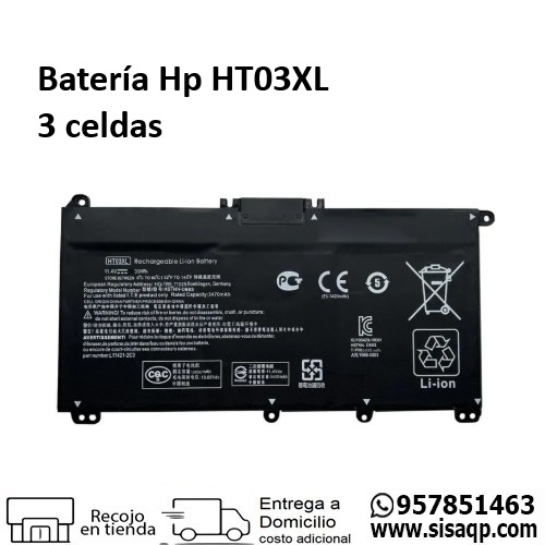 Bateria Hp HT03XL 3celdas