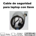 Cable de seguridad para laptop con llave