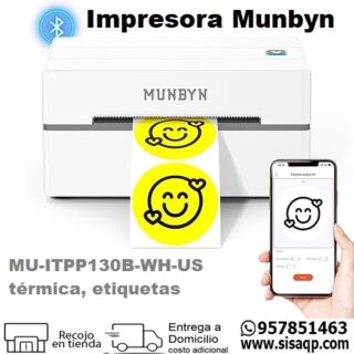 Impresora Munbyn MU-ITPP130B-WH-US Termica