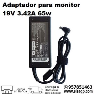 Adaptador para monitor 19V 3.42A 65W