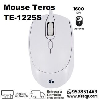 Mouse Teros TE-1225S Blanco