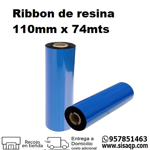 Ribbon de resina 110mm x 74mts