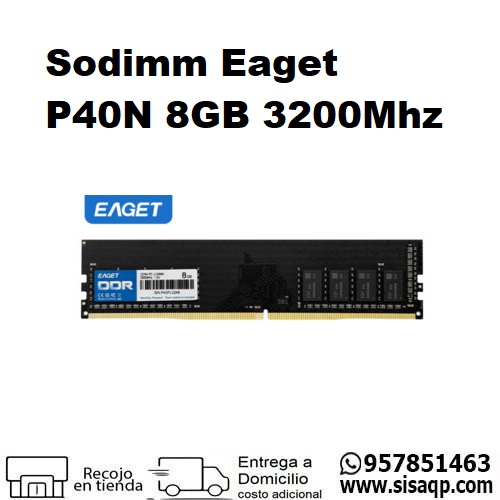 Sodimm Eaget P40N 8GB 3200Mhz Ddr4