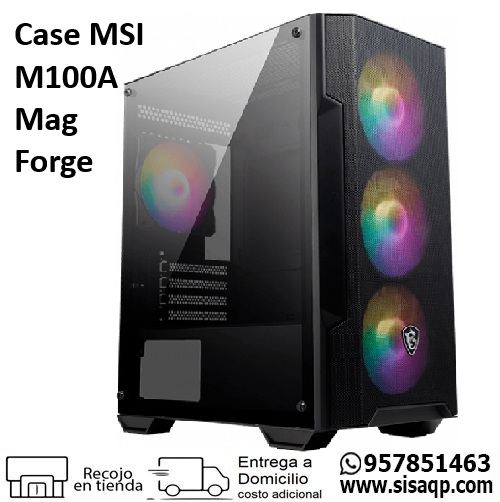Case Msi M100A Gamer Mag Forge Matx Fuente 600W