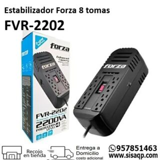 Estabilizador Forza FVR-2202 8 tomas