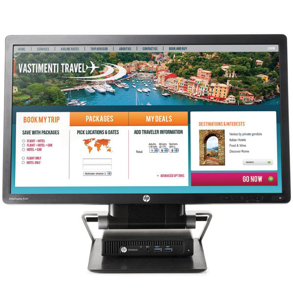 Centro de Trabajo Hp G1V61AA para monitores