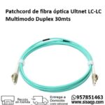 Patchcord de fibra optica Ultnet Multimodo LC-LC Duplex 50125 OM4 100GB 30mts