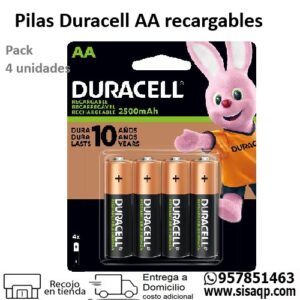 Pilas Duracell Pack x 4 AA recargables 10005635