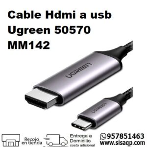 Cable Hdmi Ugreen 50570 MM142 Hdmi a usb C 4K 60HZ